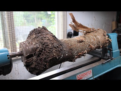 Woodturning - Hidden Treasure in this Cheery Trunk! #Speedy