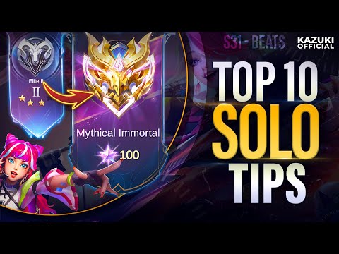 TOP 10 SOLO TIPS TO REACH MYTHICAL IMMORTAL BEFORE THE SEASON ENDS