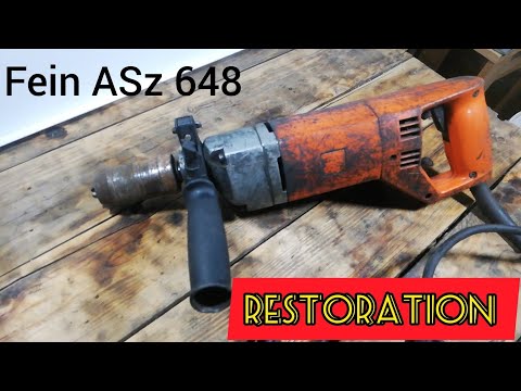 Power drill restoration,Fein ASz 648 restoration