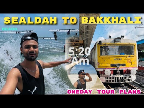 Sealdah to Bakkhali Beach Local Train Journey | Kolkata Bakkhali Beach Full Travel Guide.