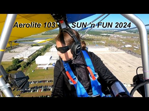 Aerolite 103  Flight from South Carolina to Sun 'n Fun 2024