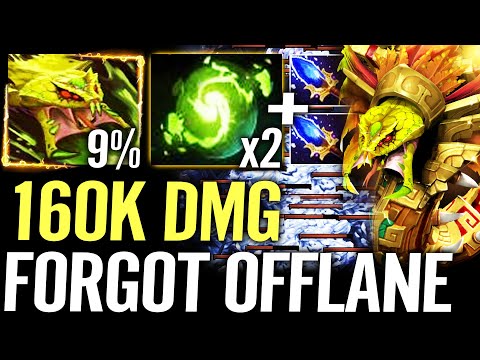 🔥 160K DMG WTF VENOMANCER — Forgot Offlane 9% HP/SEC Aghanim + Refresher Cancer Meta Dota 2 Pro