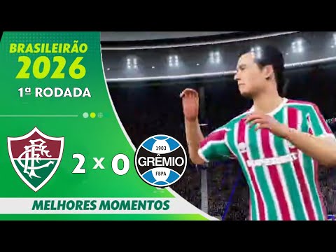 Fluminense 2x0 Grêmio | Gols | Brasileirão 2026 1ª Rodada