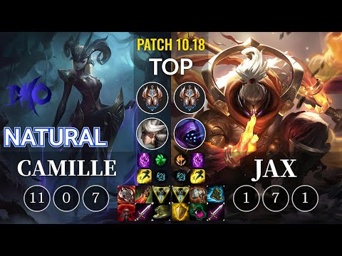 DMO Natural Camille vs Jax Top - KR Patch 10.18