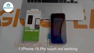 Fix iPhone 15 Pro Max Touch Screen Not Working and Enter Restore Mode