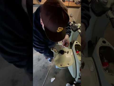 Fast flow fuel tap install  #scooters #vespa