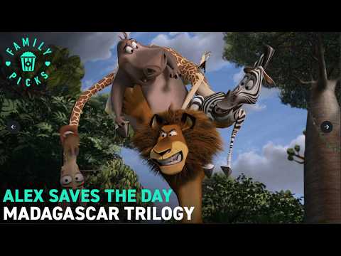 Alex Saves the Day in Every Madagascar Movie