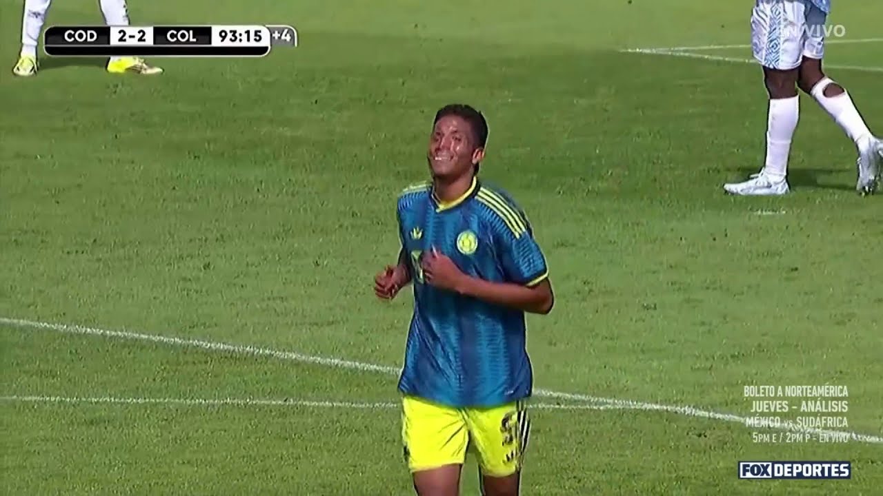 💪 ¡COLOMBIA NO SE RINDE! | Congo 2-2 Colombia | Torneo Maurice Revello | #FOXDeportes #TMRenFOX