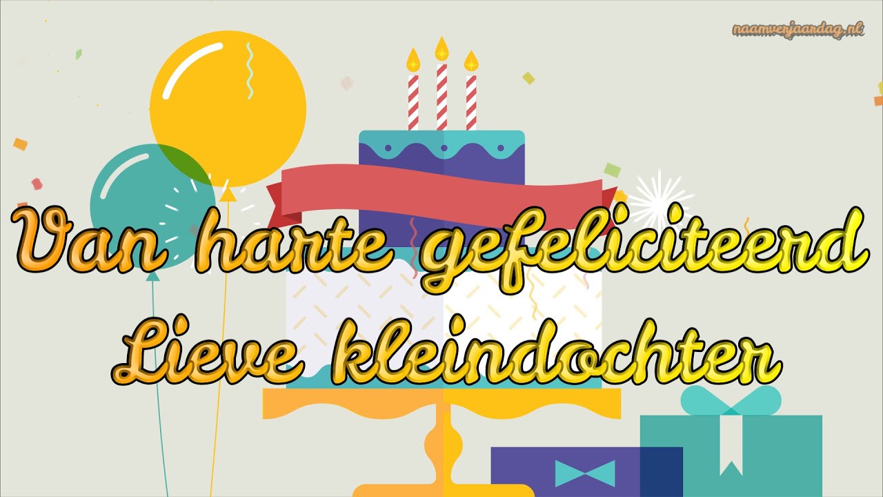 Gefeliciteerd KLEINDOCHTER 🎈| FIJNE VERJAARDAG! 🎉 #naamverjaardag
