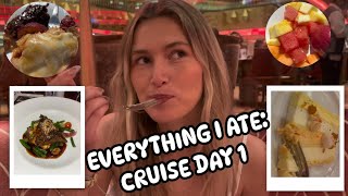 *HONEST* DAY 1 CARNIVAL CRUISE EATING REVIEW | expectations vs reality 🛳️
