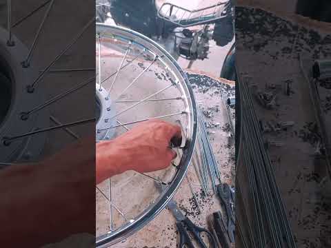 armar aros de motocicleta con diseño Caracol..