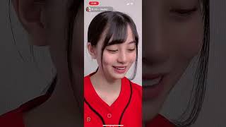 橋本環奈　tiktokライブ　かわいい