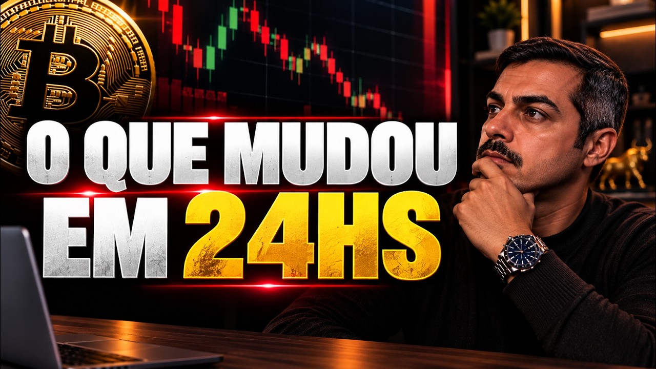 🔥 BITCOIN EM ALERTA! O QUE ACONTECEU NAS ÚLTIMAS 24H?
