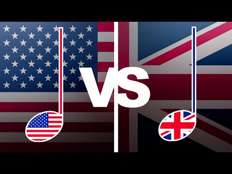 US vs. UK music theory EXPLAINED