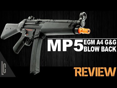Airsoft Rifle Elétrico MP5 G&G BLOWBACK