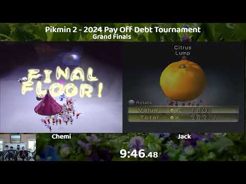 Pikmin 2 Pay Off Debt Tournament 2024 Grand Finals - @jackdraz (L) vs @chemicalqq (L)