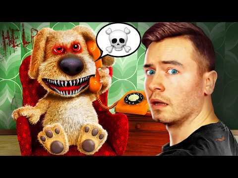 SPIELE niemals TALKING BEN die VERBOTENE APP...🐶💀