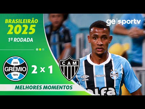 Gols e lances de Grêmio x Atlético Mineiro
