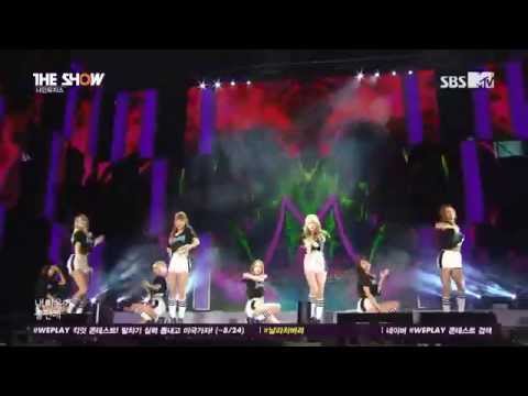 Nine Muses | Hurt Locker live on SBS MTV The Show 150811 - Summer K-Pop Festival [나인뮤지스 :: 다쳐]