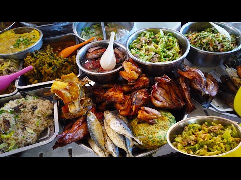 Cambodian Street Food - Daily Fresh Foods For Sales In Phnom Penh Market
