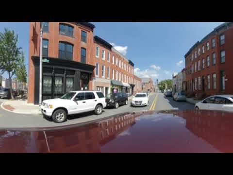 Driving through Baltimore. Fed hill