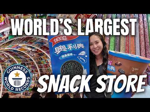 The world's largest snack store, as seen from the YouTube cockpit