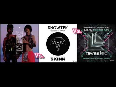 MGMT vs. Showtek vs. Hardwell, Tiësto & Twoloud - Kids Like You (Dj Sunset Edit)
