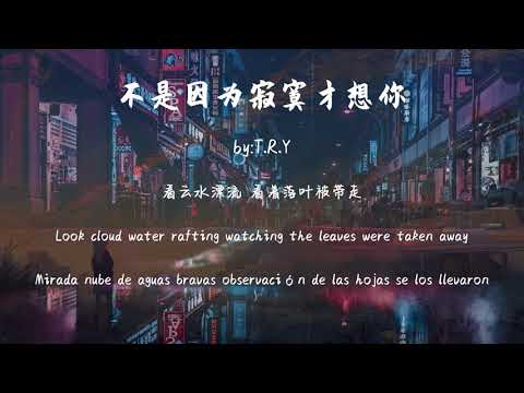 不是因为寂寞才想你『等到下一个春秋 等到秋叶被红透,让那指针慢慢走 停在花开的时候』【動態歌詞Dynamic lyrics】#抖音#TopList&Tiktok Songs#