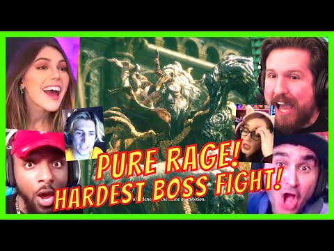 GAMERS RAGE & COMPLAIN at MARGIT THE FELL OMEN BOSS FIGHT REACTIONS - ELDEN RING BOSS FIGHT MASHUP