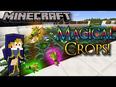 Minecraft Magical Crops! (Grow Diamonds and more!) 1.7.10 - Mod Showcase