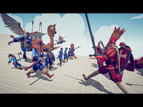 MEDIEVAL TEAM vs VIKING TEAM - Totally Accurate Battle Simulator | TABS