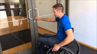 Opening Doors From a Wheelchair