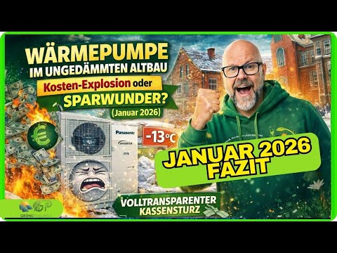 Winter madness: What does a heat pump really cost in an old building? (January 2026)