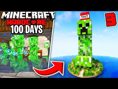 Ultimate Creeper Farm: 100 Days in Hardcore Minecraft
