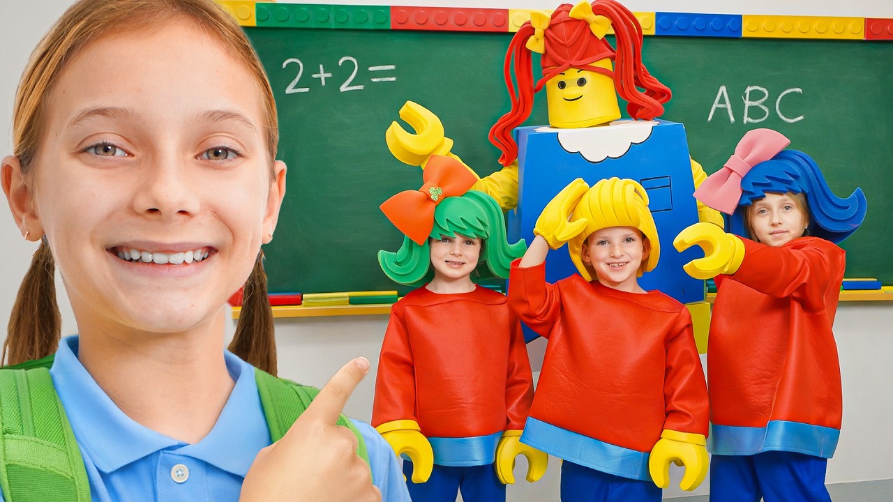 First Day at LEGO School and More Stories for Kids