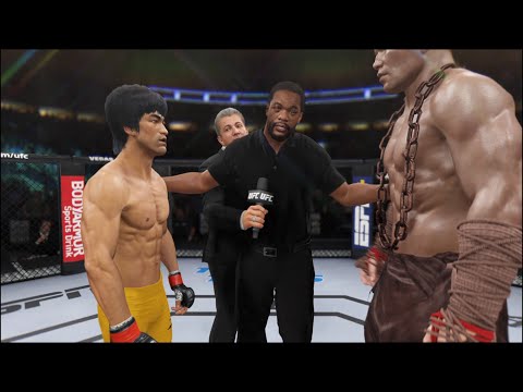 Bruce Lee vs. Ares God - EA Sports UFC 4 - Epic Final Fight 🔥🐲