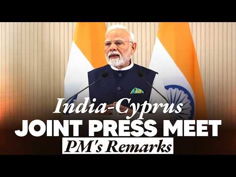 PM Modi's remarks during joint press meet with President Christodoulides of Cyprus