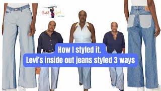 3 Ways I Styled My Levi's Inside Out Jeans