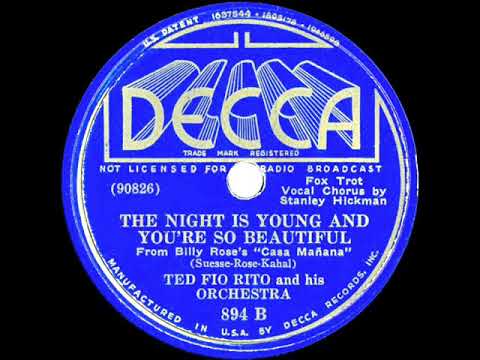 1936 Ted Fio Rito - The Night Is Young And You’re So Beautiful (Stanley Hickman, vocal)