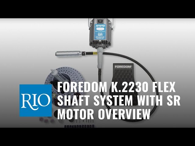 Foredom M.SR-FCT SR Motor with H.30 Handpiece Flex Shaft System