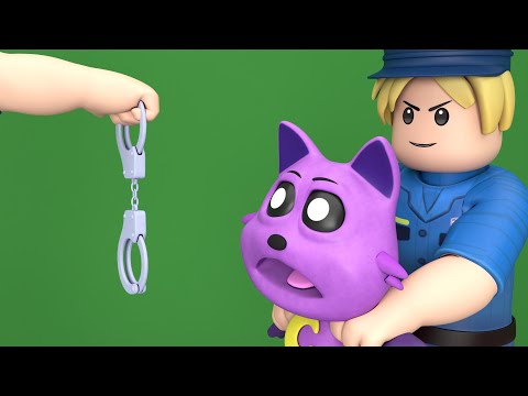 ROBLOX Brookhaven 🏡RP - FUNNY MOMENTS: CATNAP GOES TO JAIL?! (Roblox Animation)