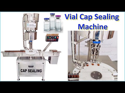 Automatic Four Head Vial Cap Sealing Machine