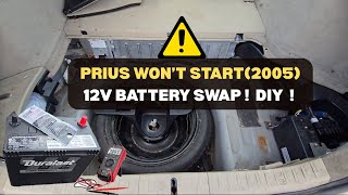 FIX A DEAD PRIUS! (2005) Detailed 12V Battery Replacement Guide. Accessing the Trunk & Testing