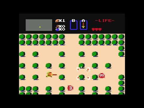 The Legend of Zelda 1986 | NES | Title Screen + 20 Mins Gameplay | Emulated | Android | RetroArch