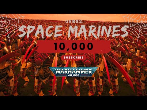 Warhammer 40K: 10,000 Space Marines Defend Highlands Against 2 M Tyranids | 4K ULTRA HD | UEBS 2