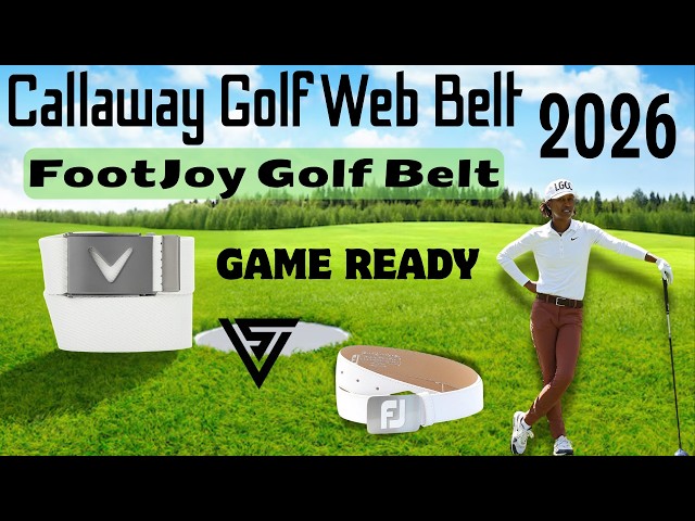 Vídeo relacionado con Callaway V-Logo Web Golf Belt with Durable Textured Stretch Material and Metal Tip Adjustable Buckle Cinturón, Taille Unique para Hombre