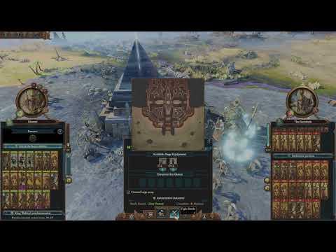 Total War: Warhammer 3 Battle for the Black Pyramid of Nagash!! (Settra the Imperishable Campaign)