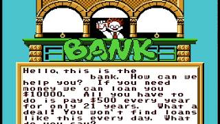 SimCity NES Prototype - Unique Bank Loan Screen