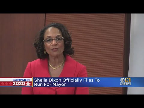 Sheila Dixon Officially Files To Run For Mayor