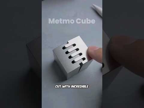 How MetMo Cube Is Made Using Wire EDM 🤔